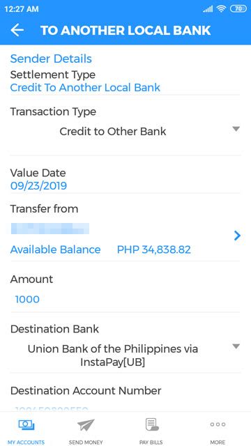 bdo bank transfer